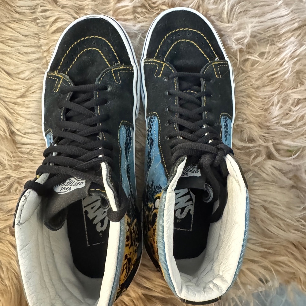 VANS Sk8-Hi Unisex Dia de Los Muertos Embroidered Sneakers. Men’s 4.5 Women’s 6​ - Picture 6 of 12
